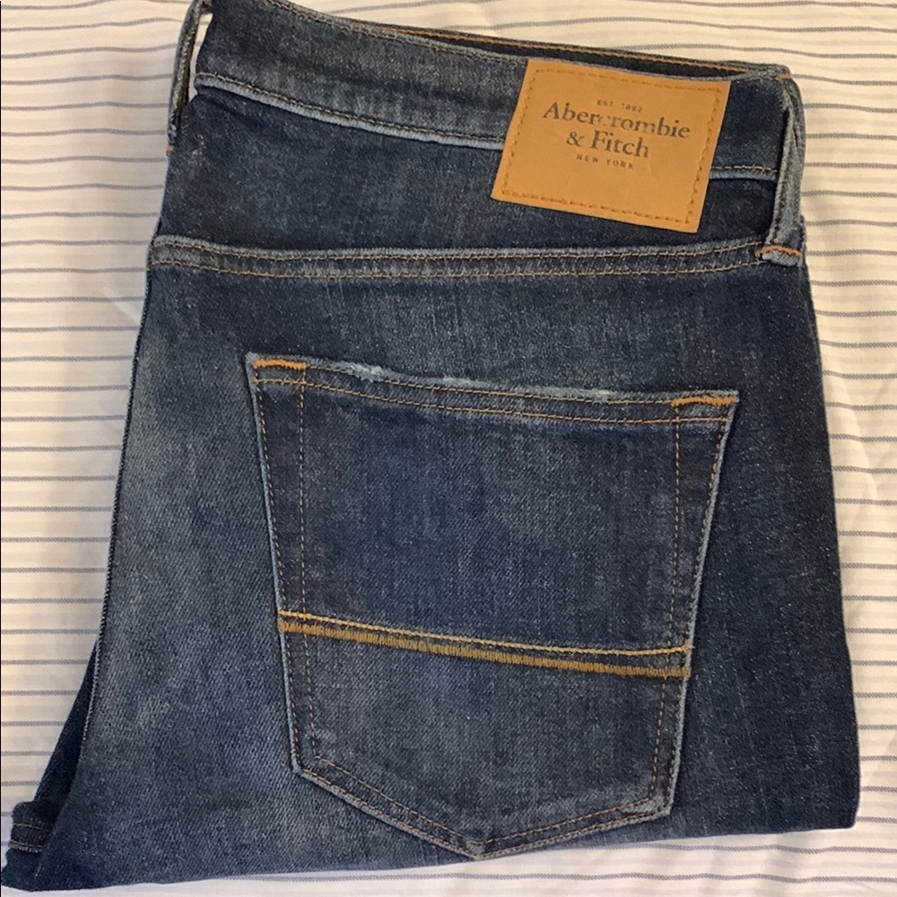 Abercrombie & Fitch Men's Blue Jeans